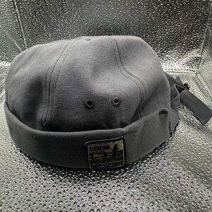 DENIM Dry Goods Supplies Blue Denim Docker Cap Brimless Hat